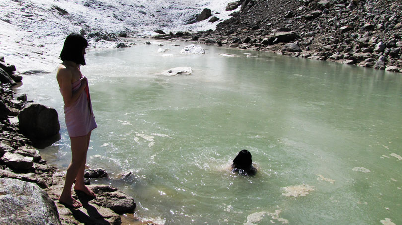 Купание в Мертвом озере