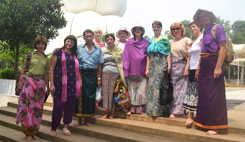 Посещение ашрама Сантигири недалеко от Тривандрума