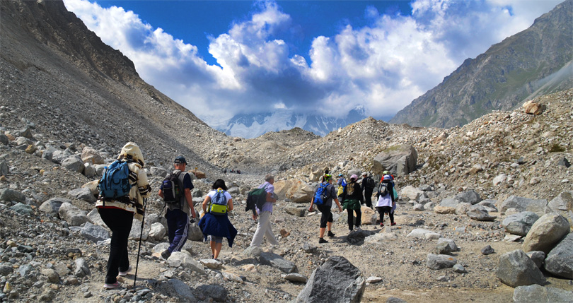 Безенги. Поход к леднику