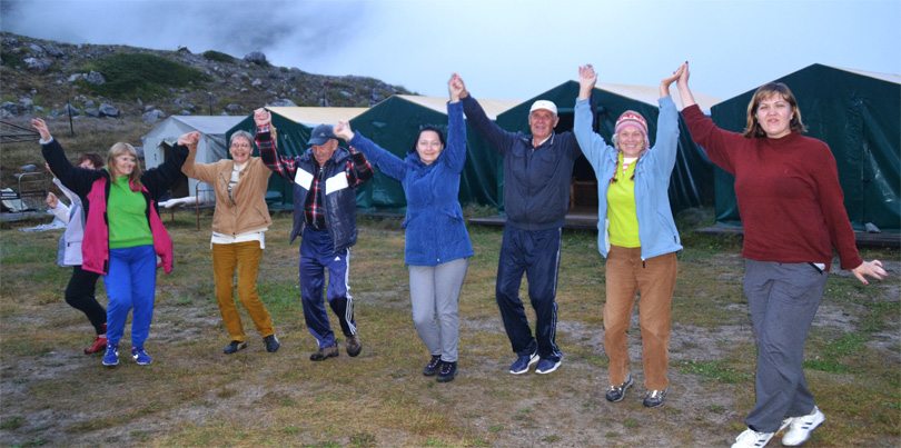 Безенги. Танцы под дождем