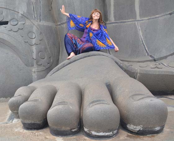 Стопа Тируваллувара. Каньякумари.