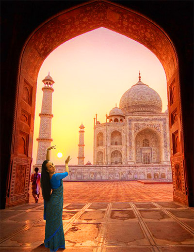 Елена Романова в Индии