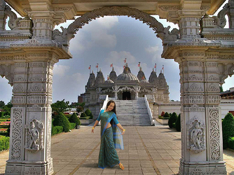 Елена Романова в Индии