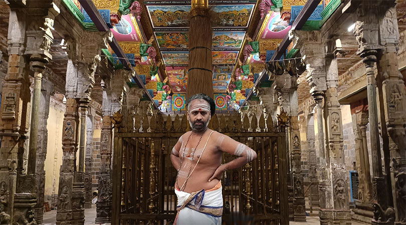 Дикшитар в Чидамбараме