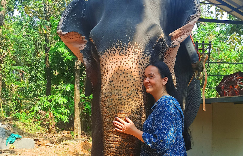 Елена Романова в Индии